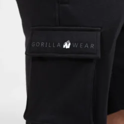 Hudson Cargo Sweat Shorts, Black