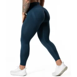 Hybrid Seamless Tights, Dark Navy