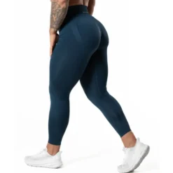 Hybrid Seamless Tights, Dark Navy