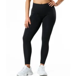 Hybrid Seamless Tights, Jet Black
