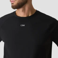 Ignite Relaxed Raglan T-shirt, Black