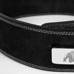 4 Inch Powerlifting Lever Belt, Black