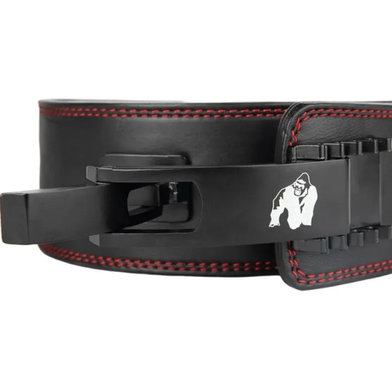 4 Inch Premium Lever Belt, Black