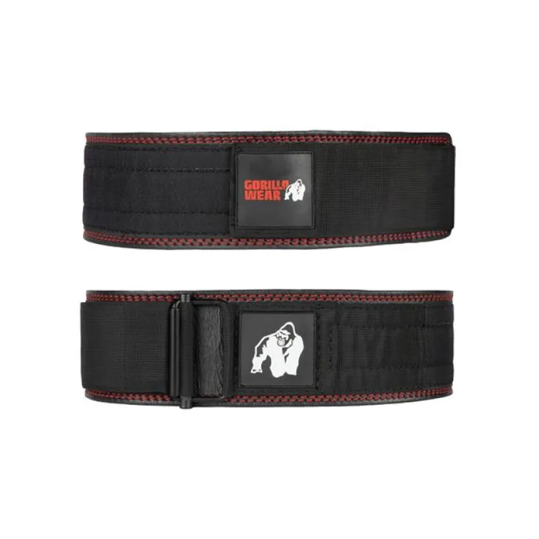 4 Inch Premium Lifting Belt, Black