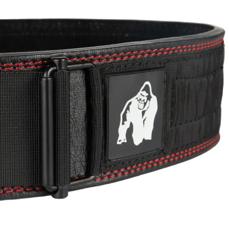 4 Inch Premium Lifting Belt, Black