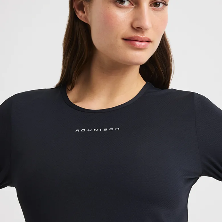 Jacquard LS Top, Black