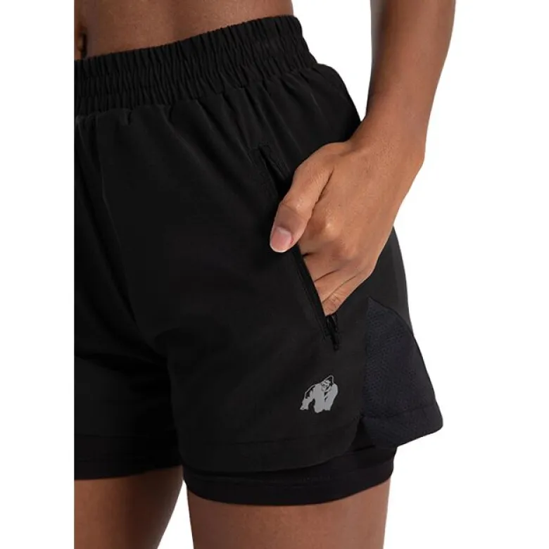 Katy 2-In-1 Shorts, Black
