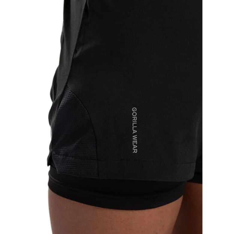 Katy 2-In-1 Shorts, Black
