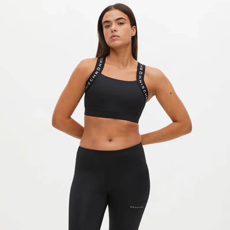 Kay Sports Bra, Black