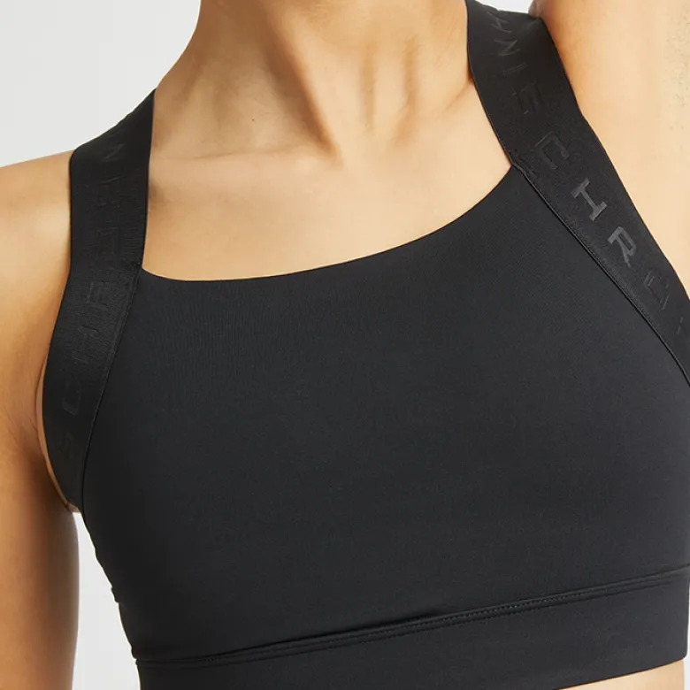 Kay Sports Bra, Black/Black