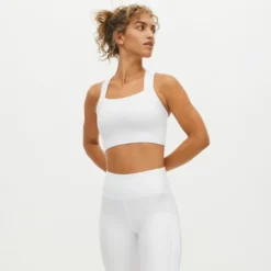 Kay Sports Bra, White