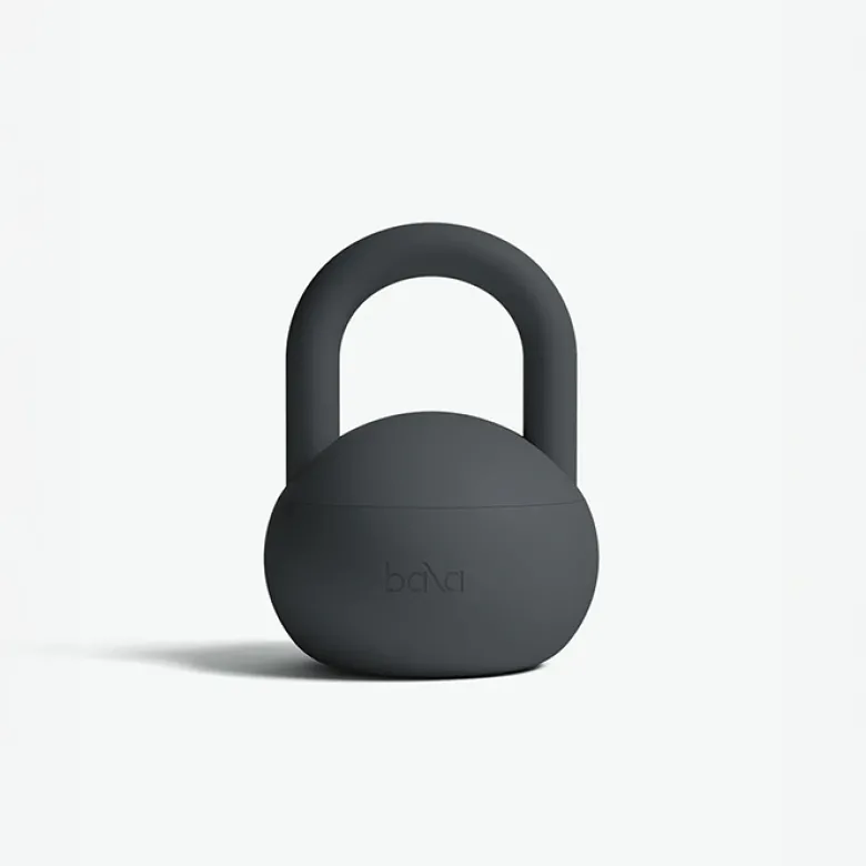 Kettlebell 10 lb 4,5 kg Grå