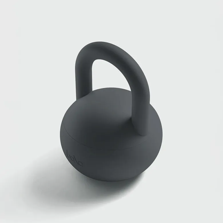Kettlebell 10 lb 4,5 kg Grå