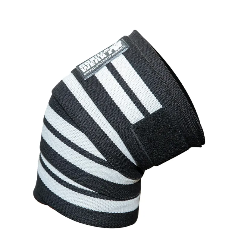 Knee Wraps, Grey/Black, 2 m