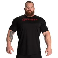 Legacy Gym Tee, Black/Red