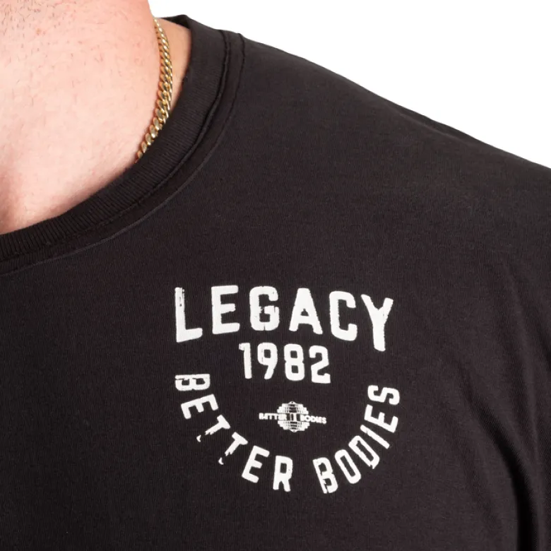 Legacy Street Tee, Washed Black