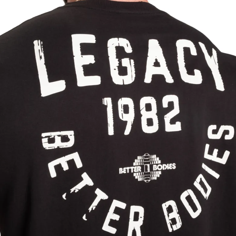 Legacy Street Tee, Washed Black