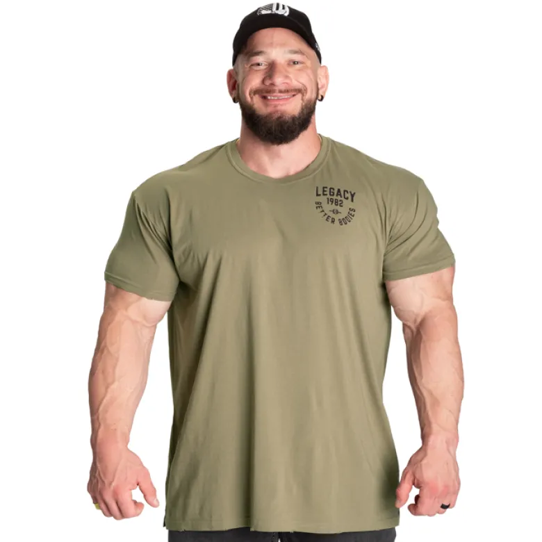 Legacy Street Tee, Washed Green