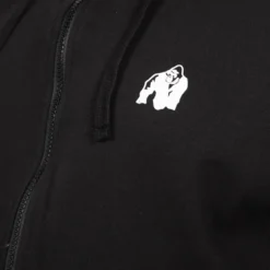 Leon Zipped Hoodie, Black