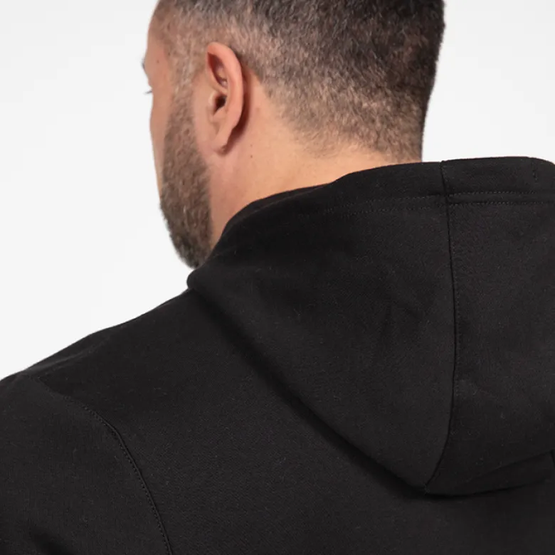 Leon Zipped Hoodie, Black