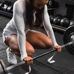 Lifting Straps Lær Grå