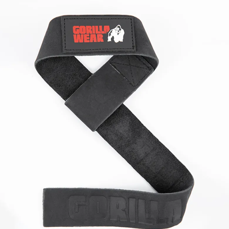 Lifting Straps Lær Svart