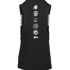 Lopez Drop Armhole Tank Top, Black