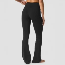 Luxe Flared Tights, Black
