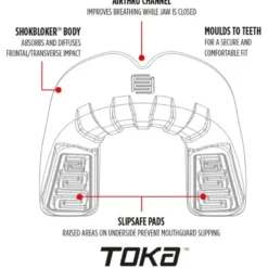 Makura Toka Pro Senior Tannbeskytter Svart