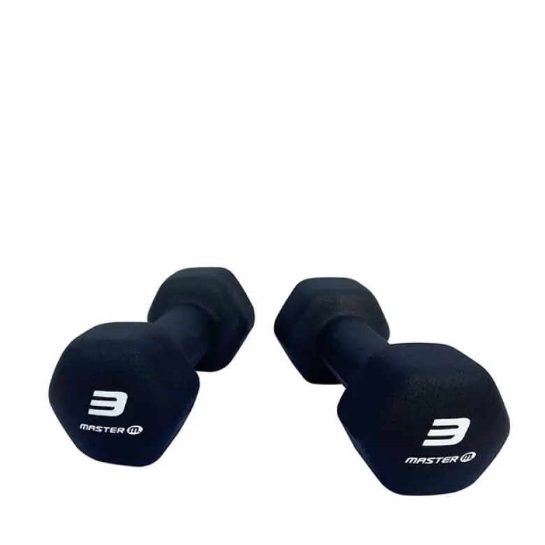 Master Fitness NeoprenDumbbell Pair, 3 kg