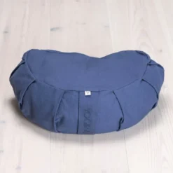 Meditasjonspute Crescent Blå