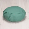 Meditation Cushion Round, Moss Green