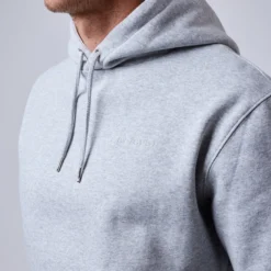 Men's Core Hoodie, Grey Melange