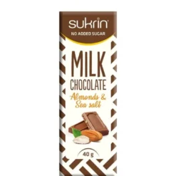 Mjölkchoklad Med Mandlar och Havssalt 40 g