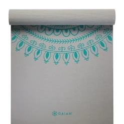 6mm Yoga Mat Teal Marrakesh Longer/Wider