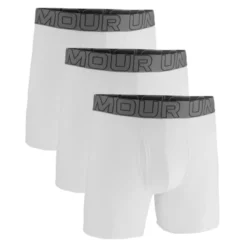 M UA Perf Cotton 6in, White