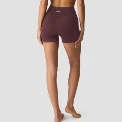 Nimble Midi Shorts Tights, Dull Berry Red