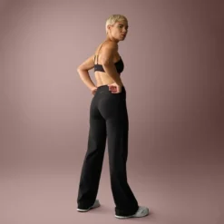 Nimble Straight Leg Pants, Black