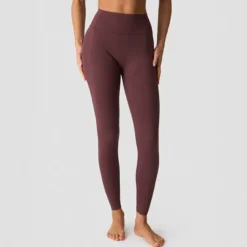 Nimble V-Shape No-rise Tights, Dull Berry Red