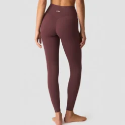 Nimble V-Shape No-rise Tights, Dull Berry Red
