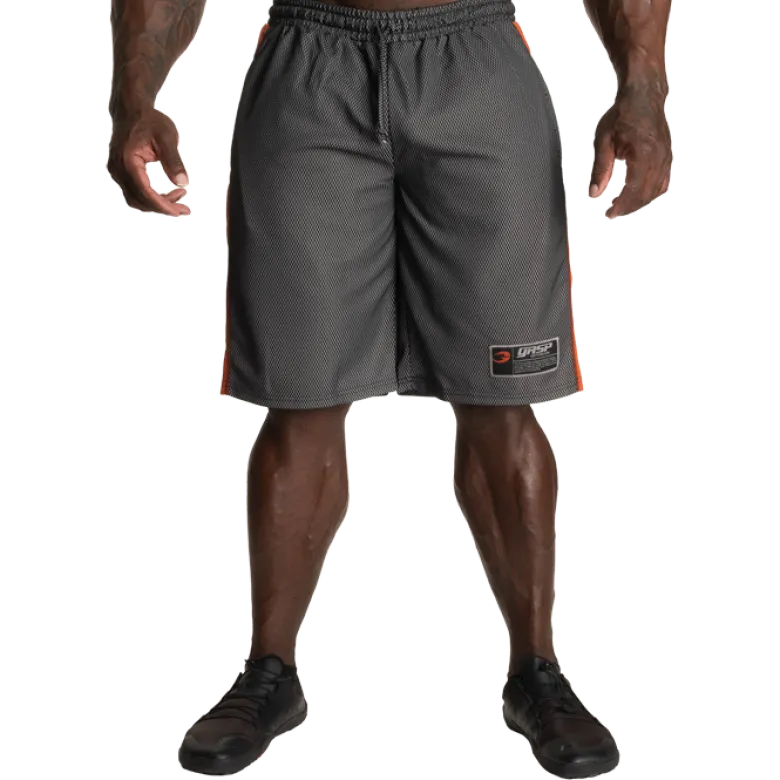 No1 Mesh Shorts, Black/Flame