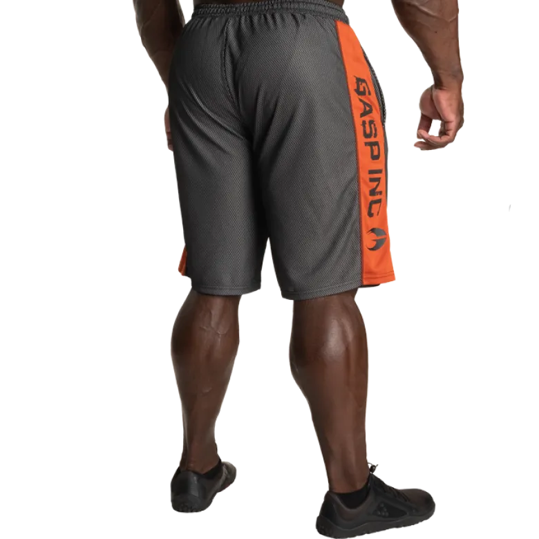 No1 Mesh Shorts, Black/Flame