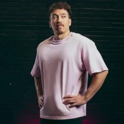 Nova Oversized T-Shirt Unisex Pastel Pink