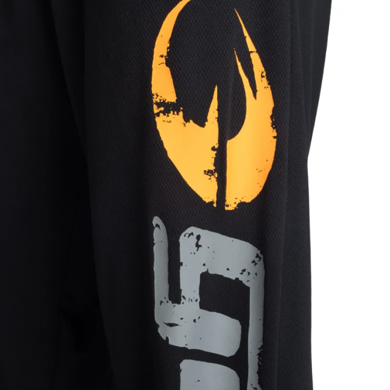 Old School Baggy Mesh Pants, Black