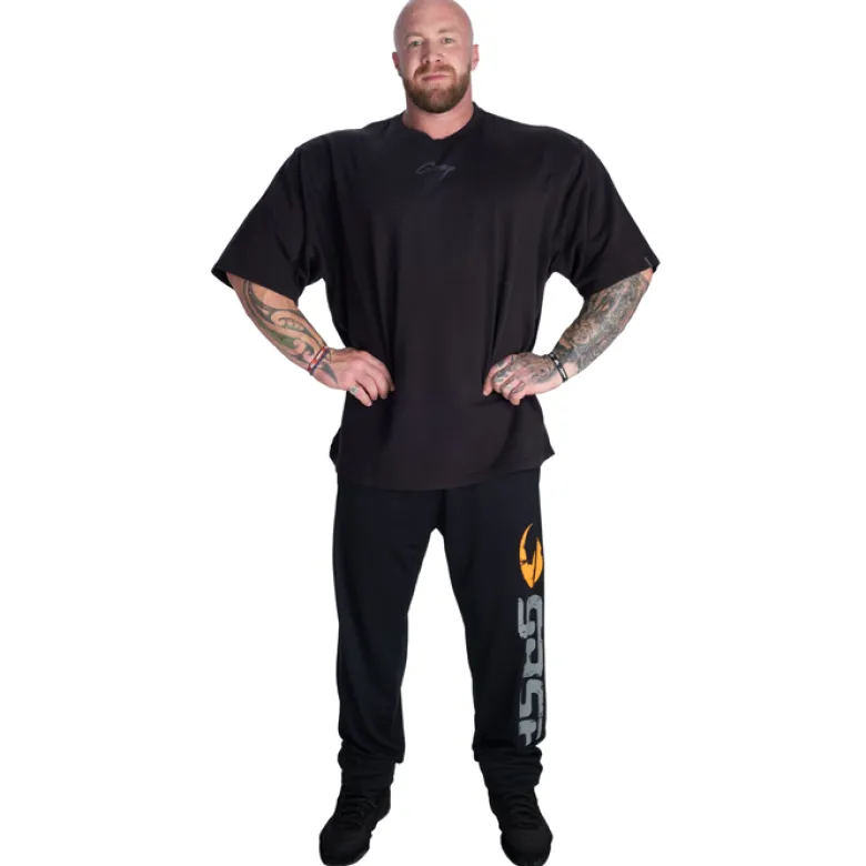 Old School Baggy Mesh Pants, Black