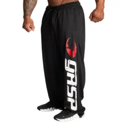 Original Mesh Pants Long, Black/Red