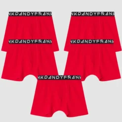 5-Pack Basic boxer, Red