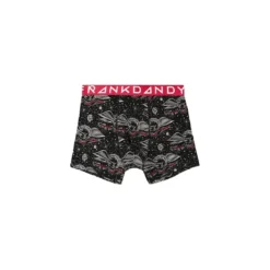 5-Pack Heavy petal boxer, Black/Red