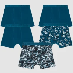 5-Pack Wasteland boxer, Petrol