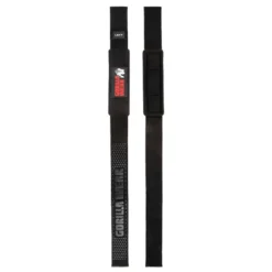 Padded Silicone Løftestropper Sort